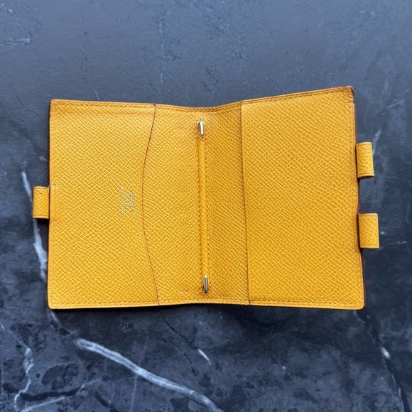 Hermes Veau Epsom Yellow Leather Simple Agenda
Notebook Cover - Picture 1 of 17